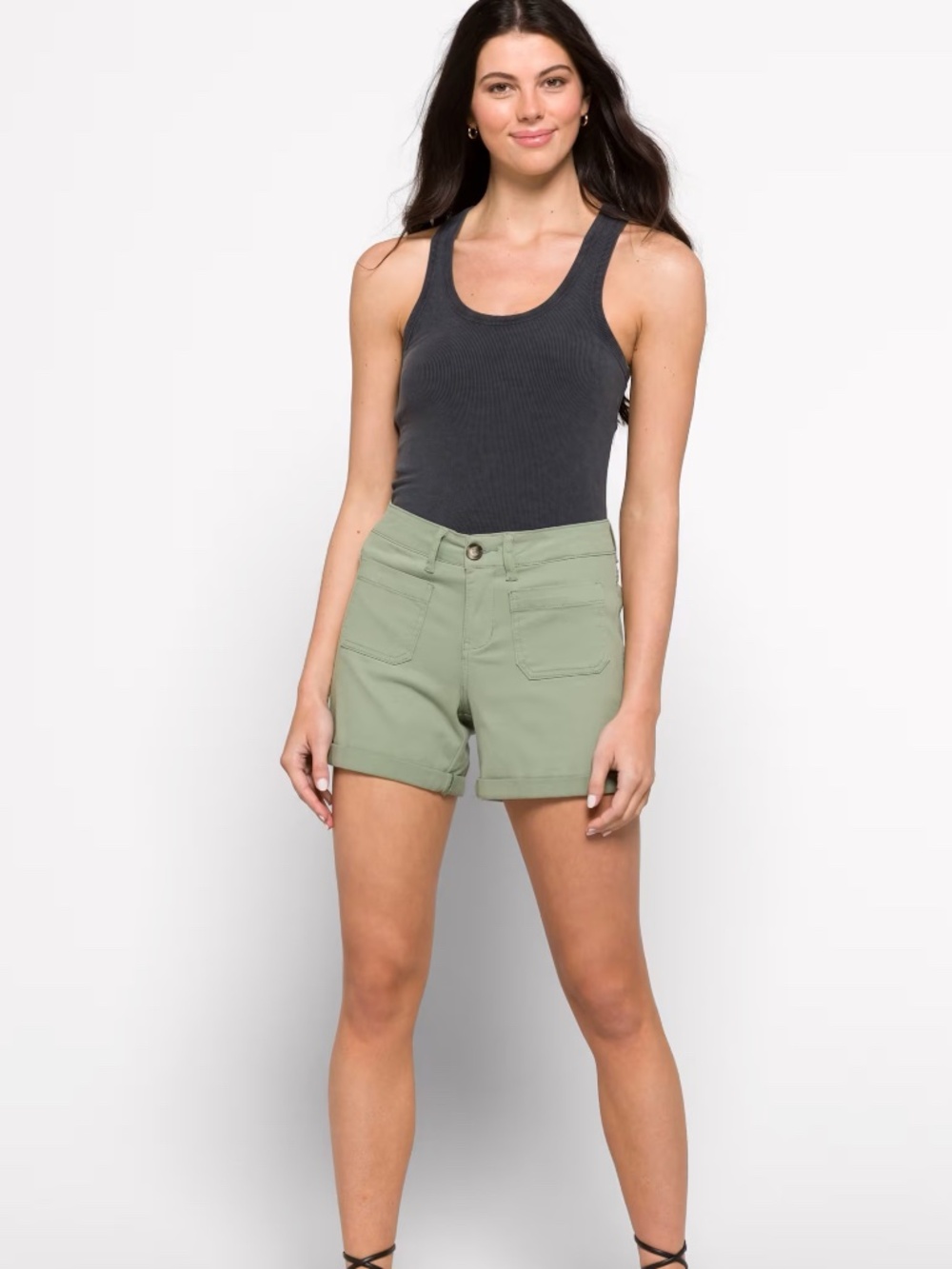 Veda Cuffed Patch Pocket Short - 14